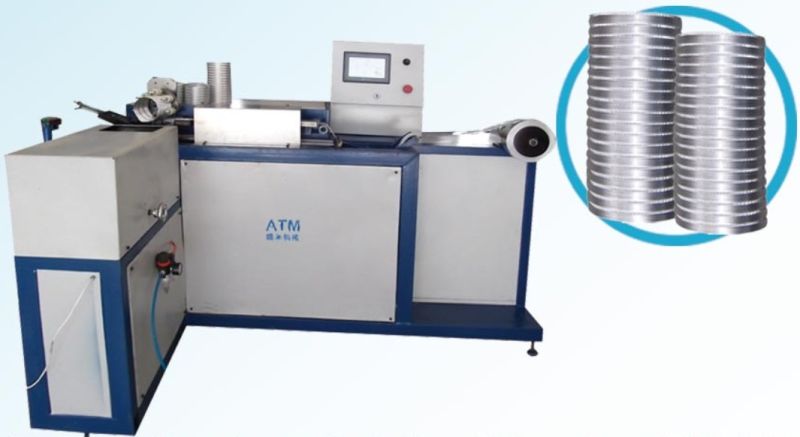 Flexible Aluminum Tube Machine, Flexible Aluminum Duct Making Machine (ATM-300F)