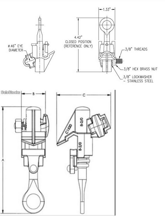 Aluminum /Bronze Casting Hot Line Clamp by Hot Forging Cold Forging