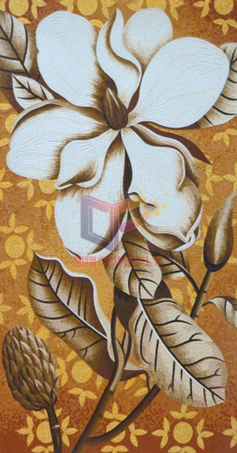 Flower Decoration Art Glass Mosaic (CFD202)