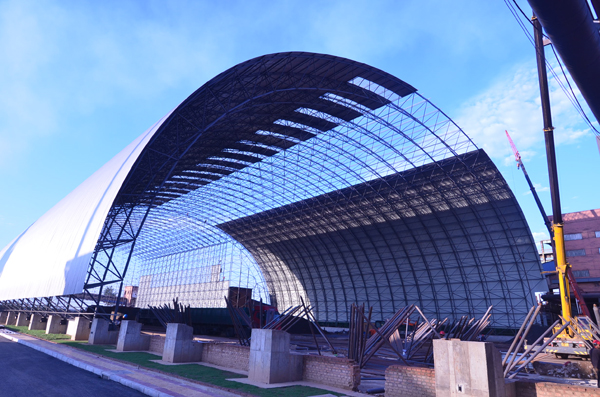 Dome Space Frame Roof for Power Plant