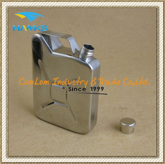 5 Oz Stainless Steel Jerry Can Hip Flask for Vodka