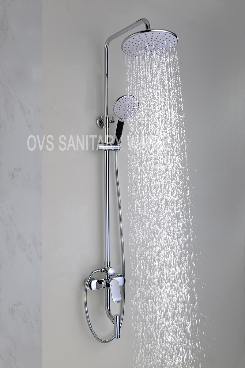 New Style Chrome Stainless Steel Square Rain Shower Head Shower