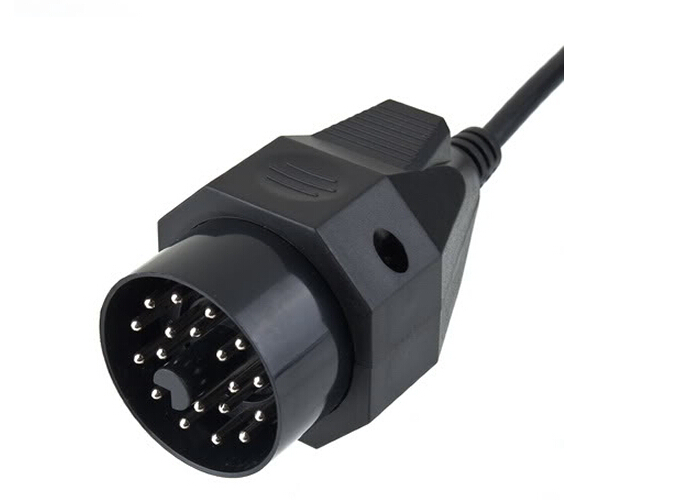 for BMW 20 Pin to OBD2 16 Pin Female Connector