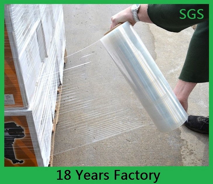 Premium LLDPE, PE Pallet Wrap Stretch Plastic Film