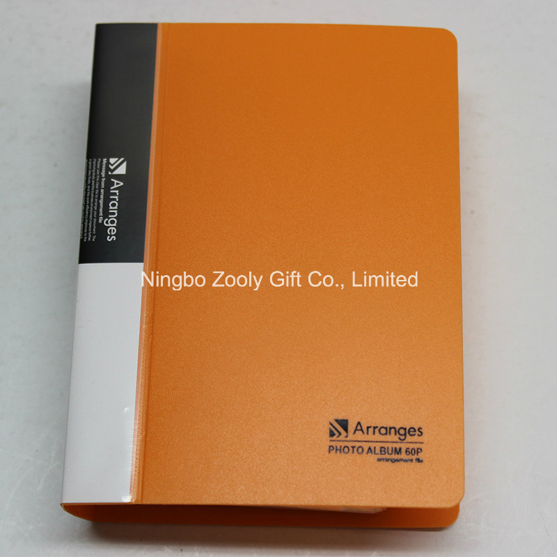 Customize Logo Printing 60 Pockets Plastic PP Photo Albums