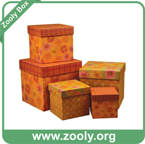 Small Cardboard Paper Box / Red Paper Board Gift Box (ZC004)