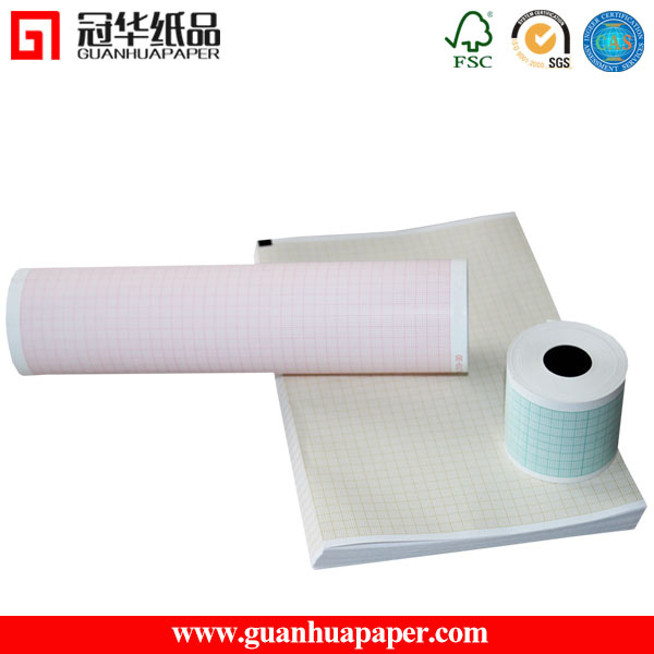 210mm 216mm Width Six Channel Medical ECG Paper