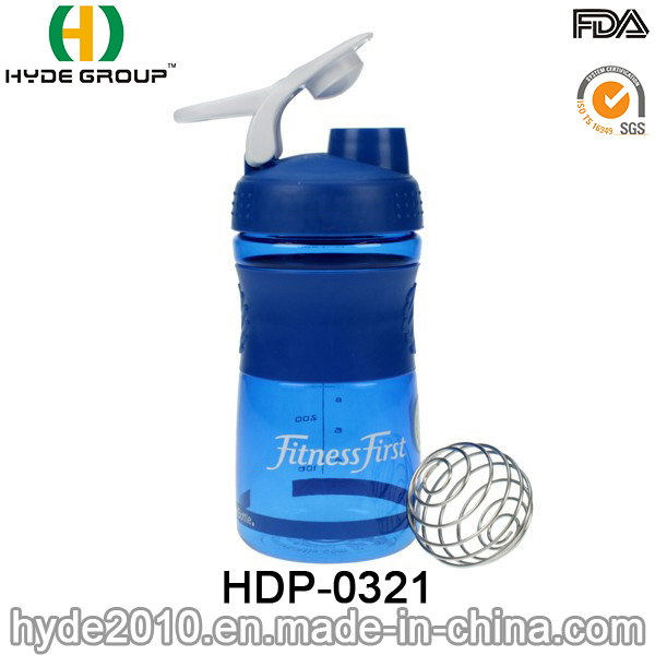 500ml BPA Free Tritan Blender Shaker Bottle, Customized Plastic Shaker Bottle (HDP-0321)