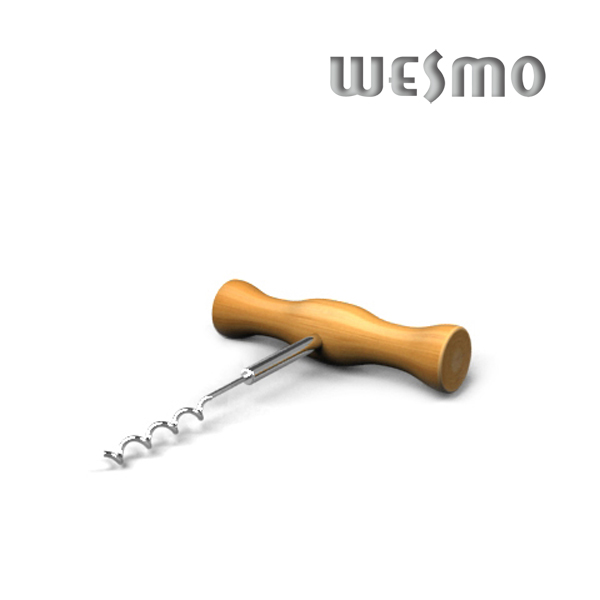 Glass Coaster Bamboo Wine Corkscrew (WTB0507A)