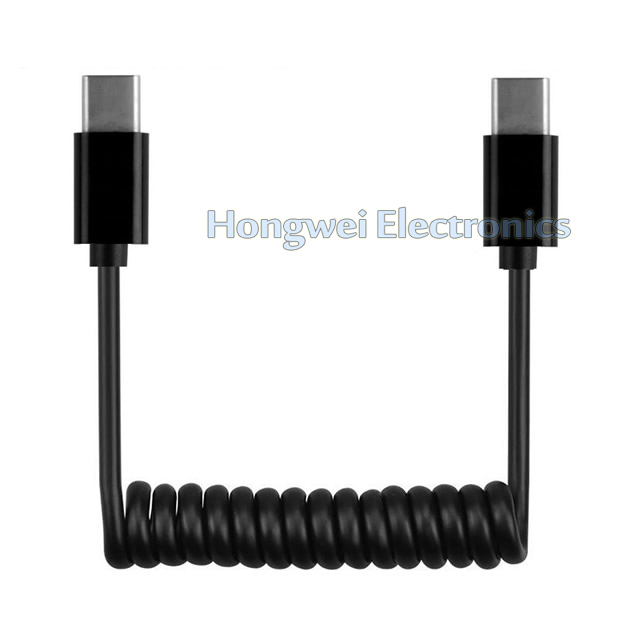 Customize Length Spring Type C USB Cable