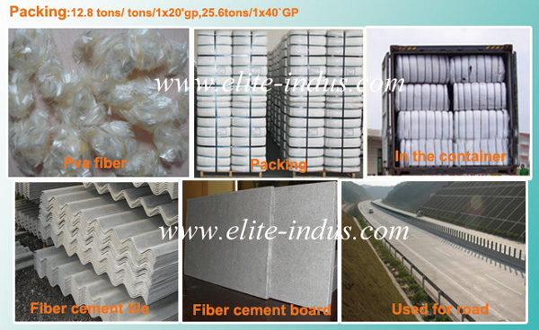 PVA Synthetic Fibers for Asbestos Free Corrugate Sheet