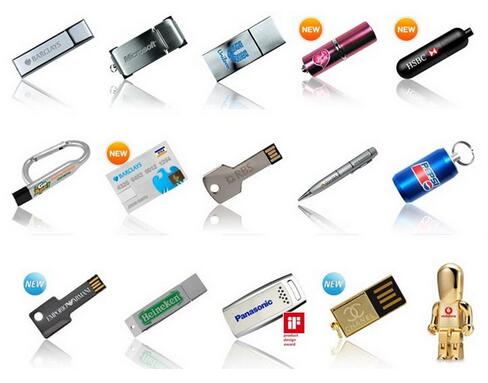 Custom Logo Printed USB Flash Memory Disk 2.0 8GB (ED038)