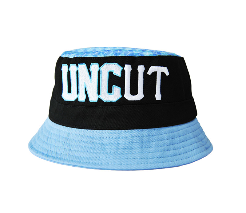 Washed Canvas Cotton Sun Bucket Hat with Customized Design (U0057)