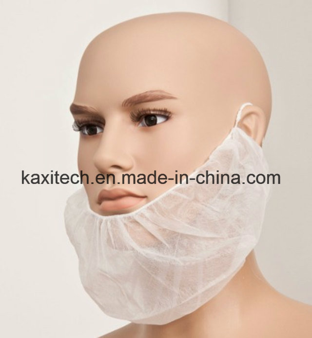 Disposable White Beard Cover Mouth Cap