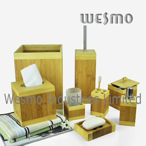 Square Bamboo Bath Accessory (WBB0311A)