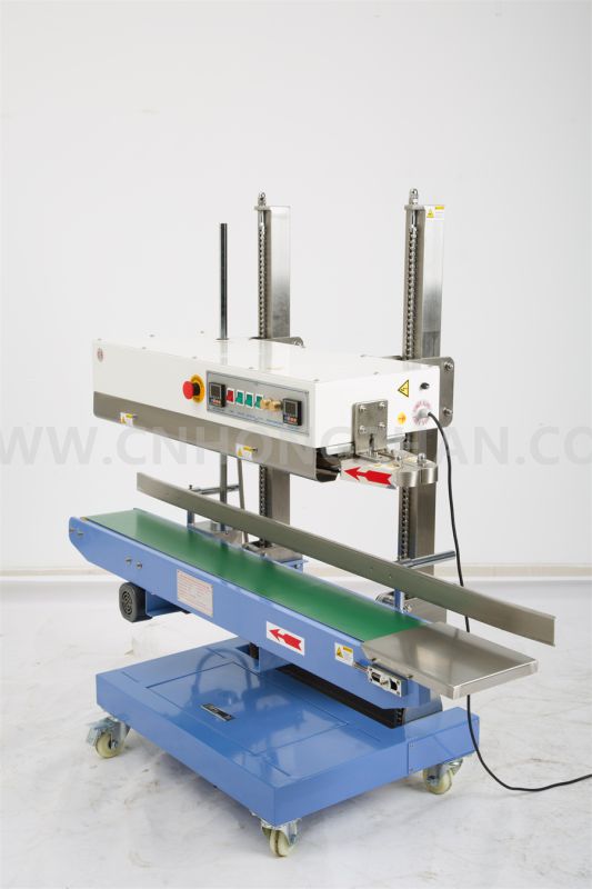 Hongzhan CBS1100V Continuous Band Sealer Machine for Big Pouch Vertical Sealing