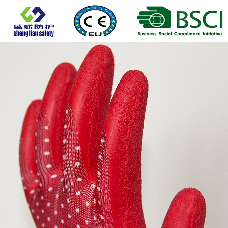 Latex Coated Garden Safety Work Gloves