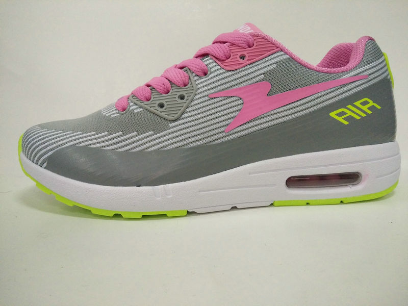 Women Grey and White Retro Casual Gym Footwear