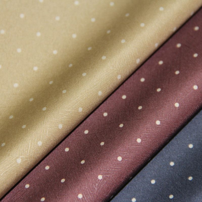 Polka DOT Printed Poly Fabric for Men's Jacket