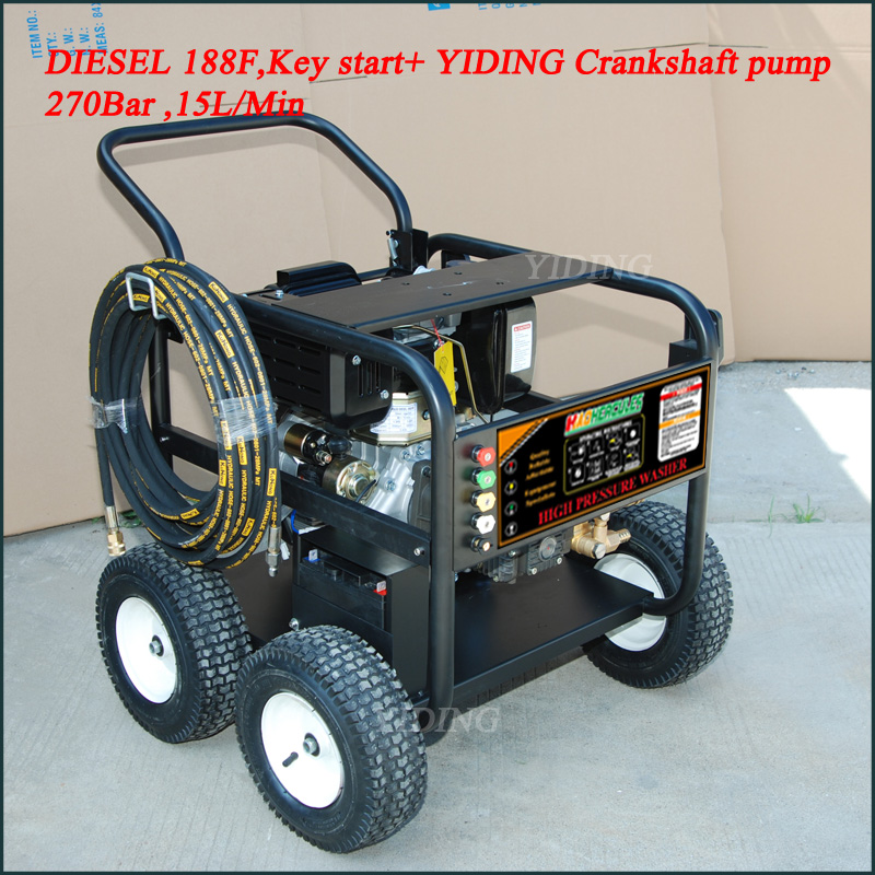 230bar Diesel Engine Pressure Washer (HPW-CK186F)