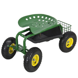 Garden Work Seat Cart