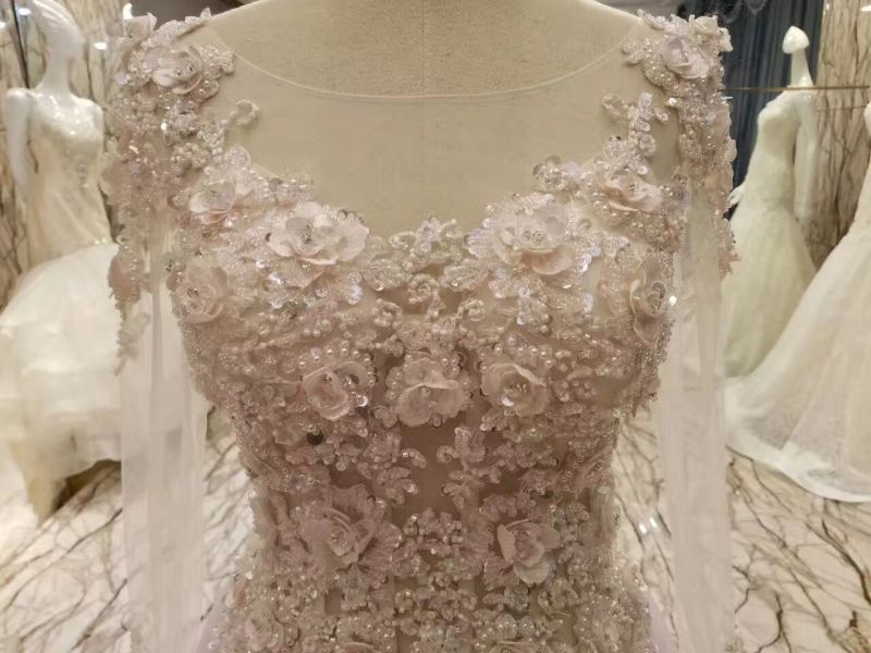 New Arrival 2017 Multi-Color Marriage Pale Pink Wedding Dresses