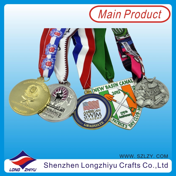 2014 Newest Custom Sport Medals Gold Taekwondo Medal with Epoxy Domed (lZY-201300046)