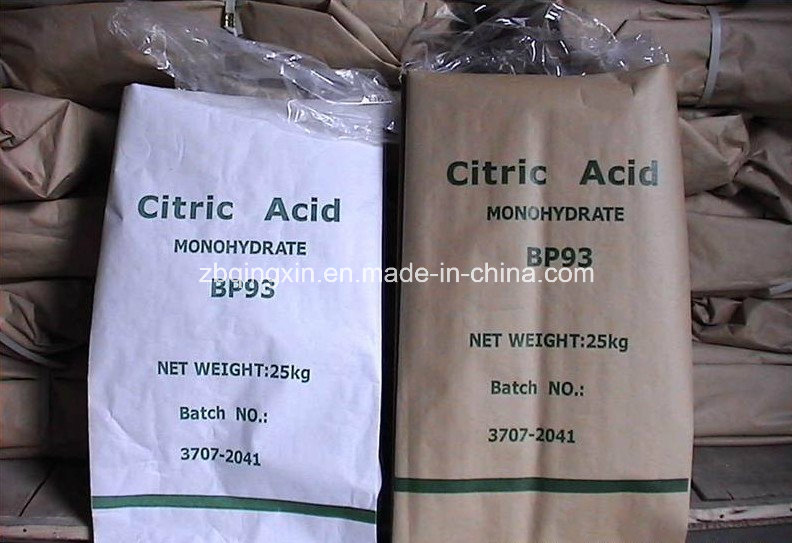 Citric Acid Monohydrate/ Anhydrous (Food Grade, CAS No.: 5949-29-1)