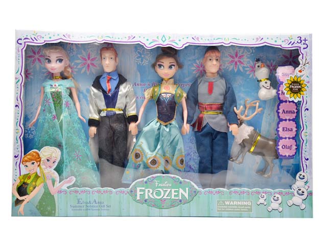 Plastic Doll Toy Frozen Doll (H10232024)