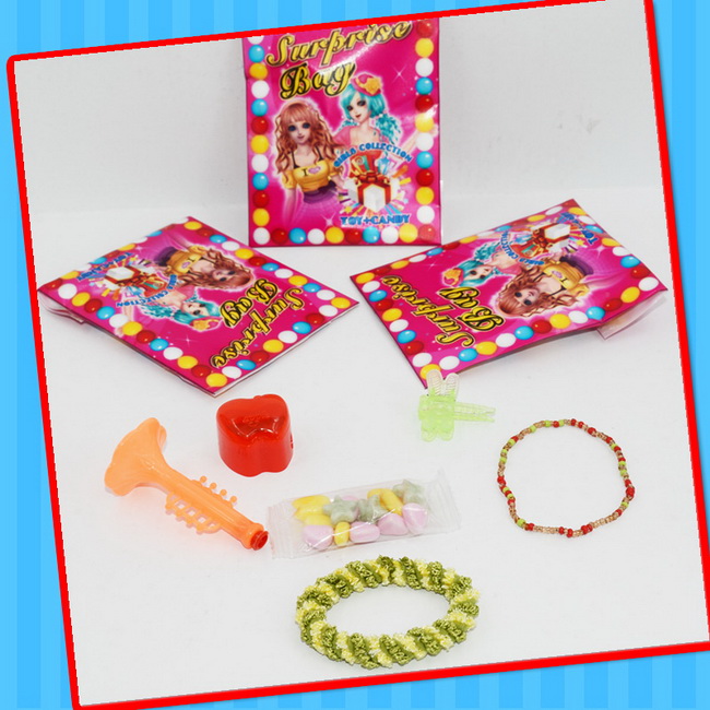 Small Toy Surprise Bag Toy with Candy