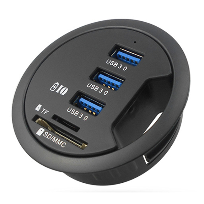 OTG USB Splitter 3 Ports USB Hub 3.0 with SD MMC TF Charging Ports