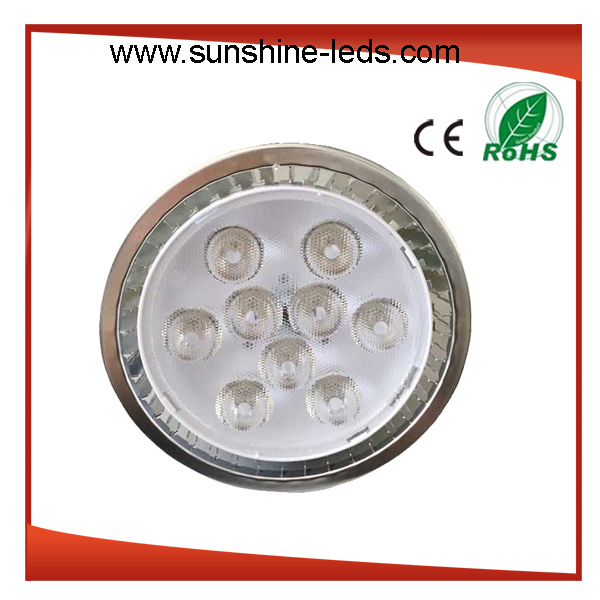 Dimmable 9X2w Amber Color E27 PAR38 LED Spotlight