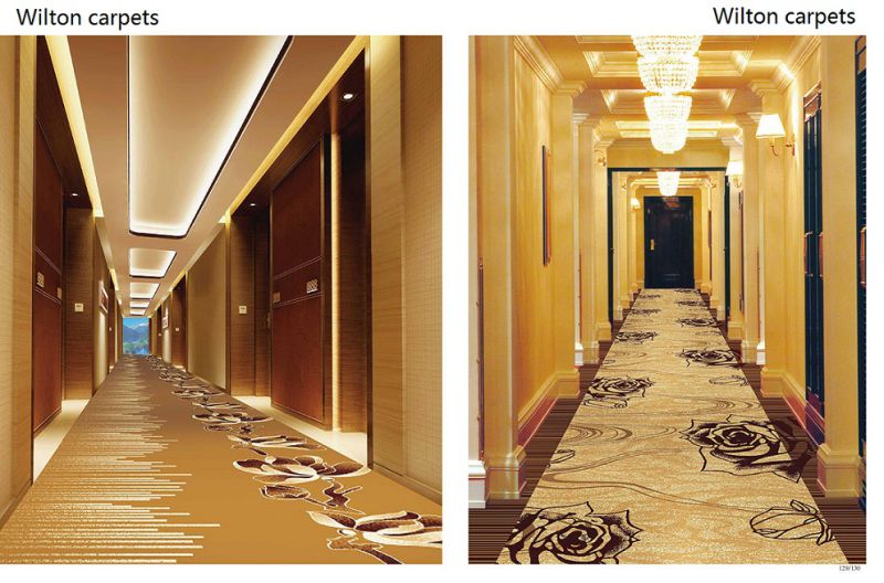 Wilton Construction Polyester Hotel Carpet