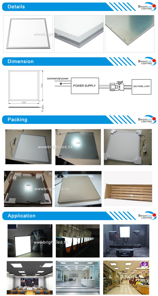 5 Years Warranty LED Panel Light Office Light 600*600 2X2 40W Ceiling Light