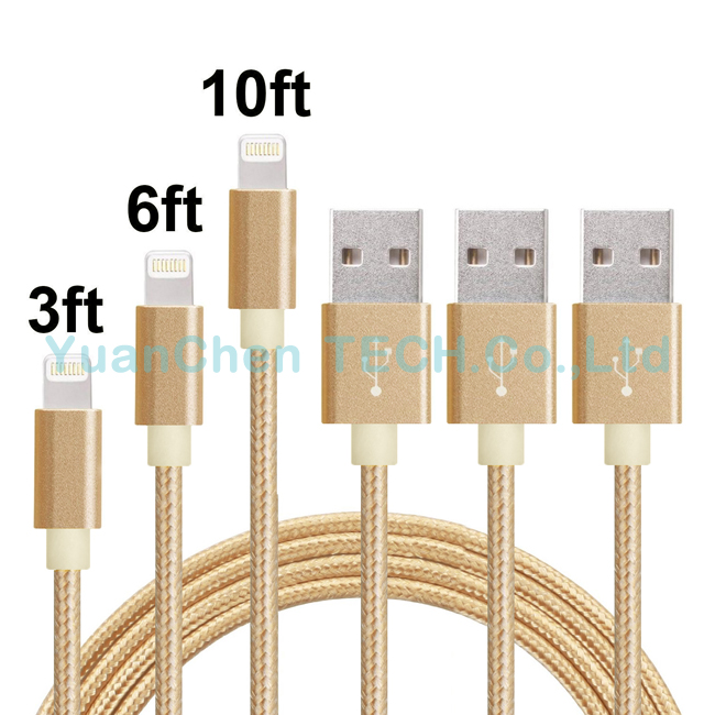 Fast Charging USB Data Cable for iPhone 6 6s Plus iPad