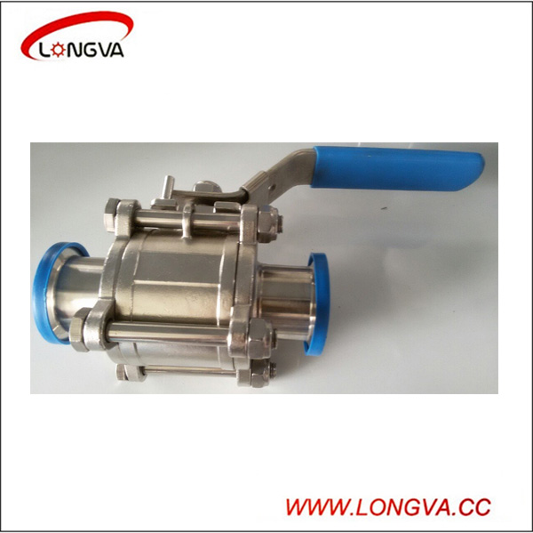 Wenzhou Stainless Steel 316 Sanitary Clamped Ball Valve