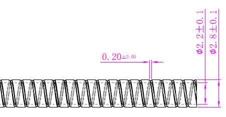 2.8mm Steel Armored Tube