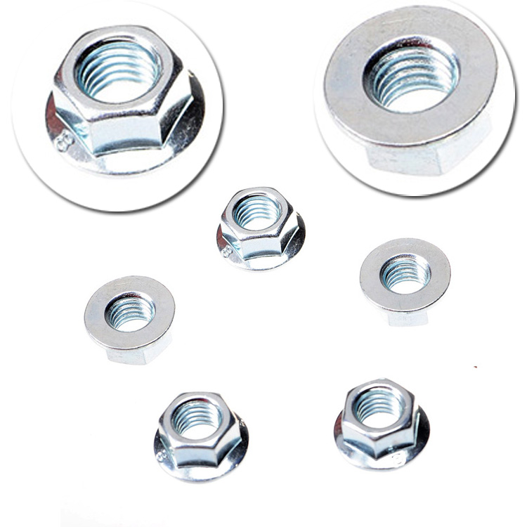 Hex Flange Nut (zinc plated)