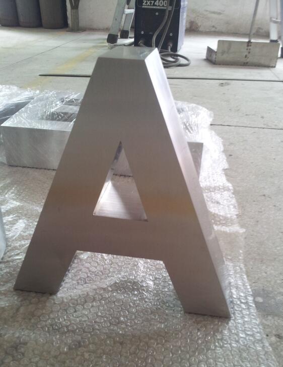 Stainless Steel/Metal/Aluminium Gold Plating Letters