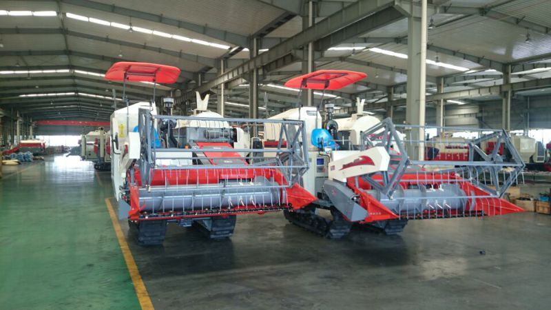 Wishope Combine Harvester with 450*90*56 Lengthened Rubber Track