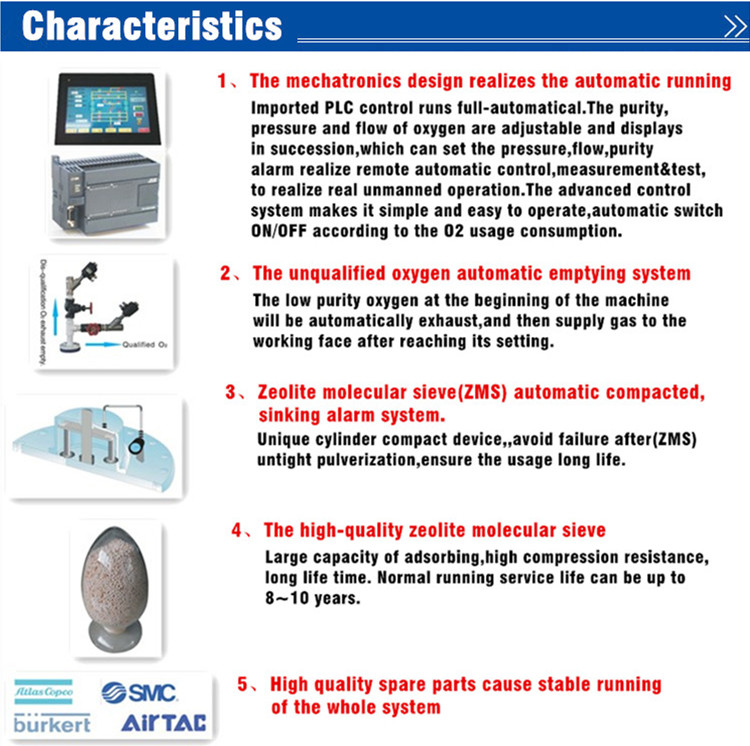 Competitive Manufacturer of Oxygen Generator (96% Purity)