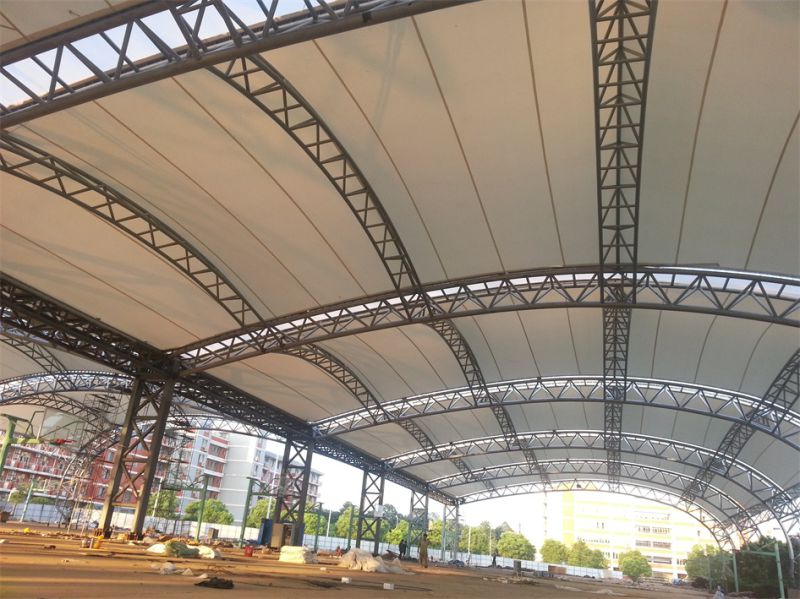 Steel Space Frame Parking Canopy