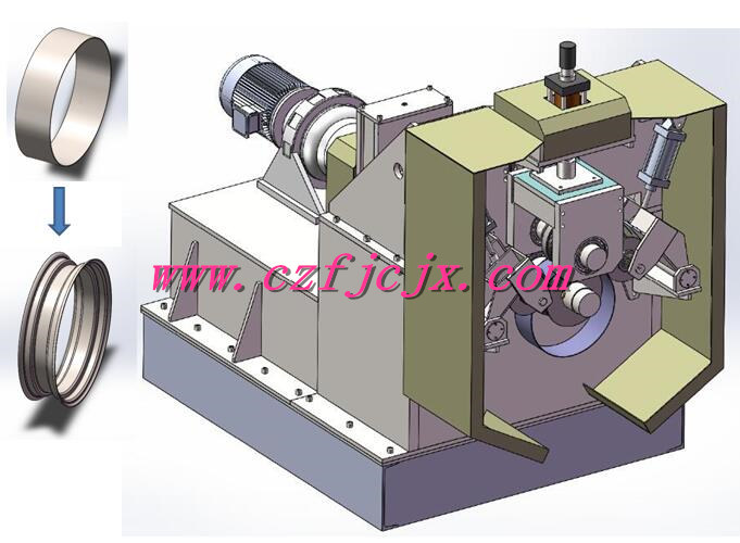 Hydraulic Car Wheel Rim Roll Forming Machine