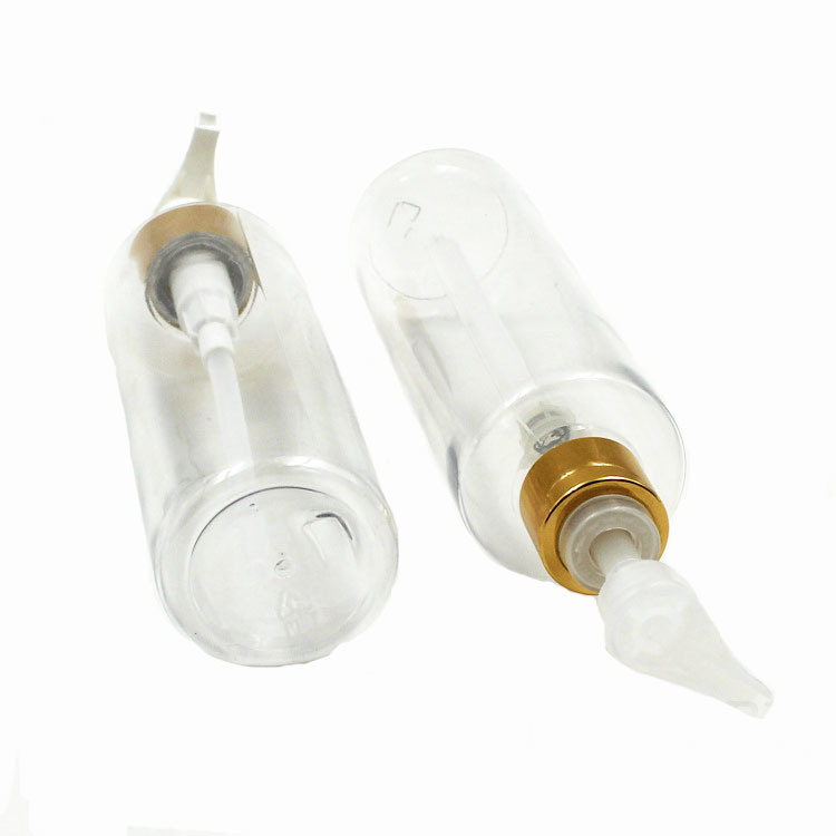 100ml Electroplate Plastic Pump Bottle for Perfume and Lotion (NB20302)