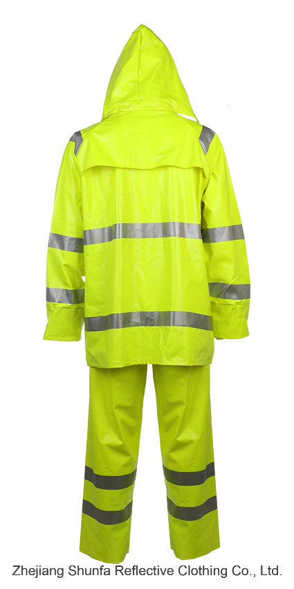 Waterproof Winter Working Jacket with Fire-Resistant High Visibility Material