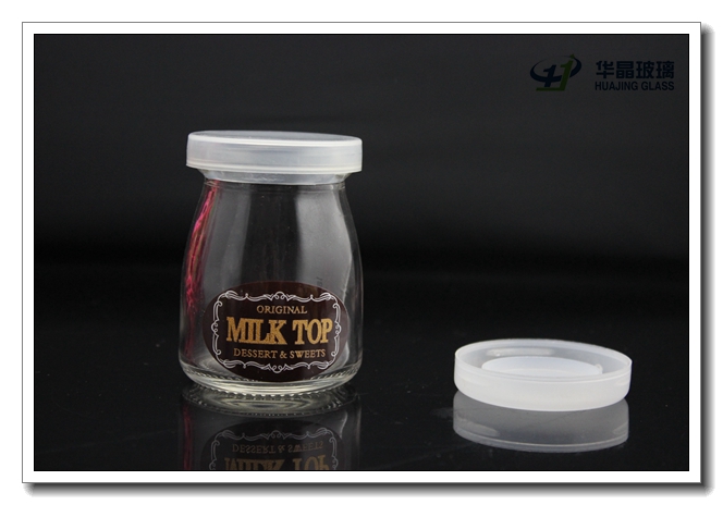 100ml 3oz Empty Glass Pudding Bottles