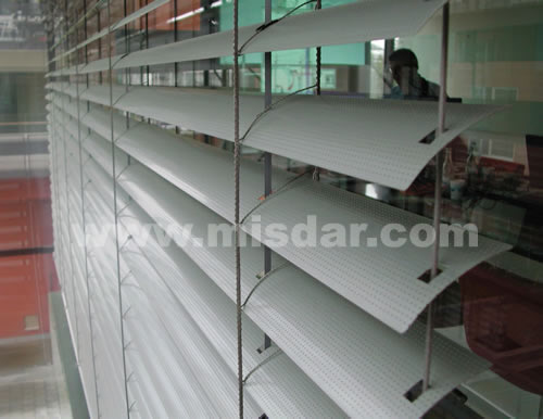 Motorized Aluminum External Venetian Blind