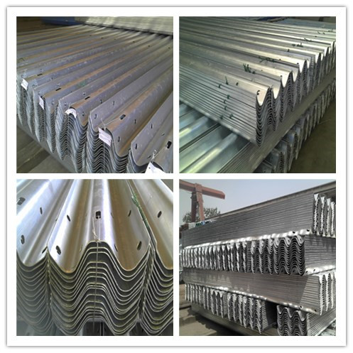 Traffic Guardrail Galvanized Steel Highway Guardrail