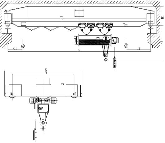 Lifting Capacity up to 20 Ton Explosion Proof Overhead Crane