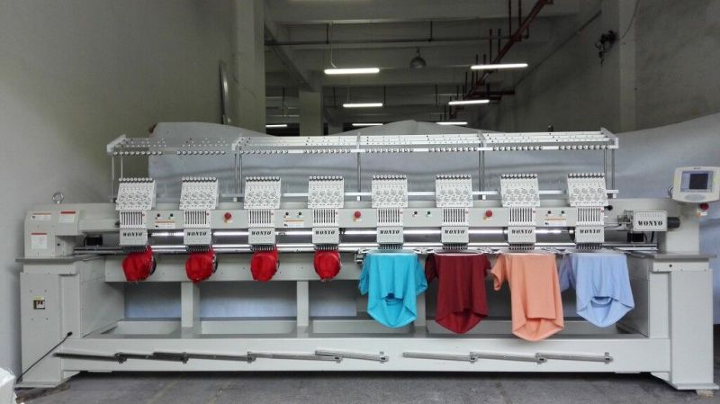 8 Head Cap Embroidery Machine for 3D Embroidery Wy908c